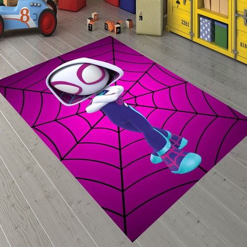 Spider hero rug pink web - spider, rug,