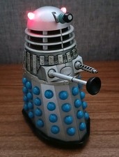 Doctor Who Product Enterprise Working Talking Dalek Silver & Blue 16cm Figure