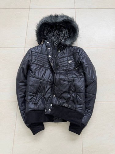 Y2k bomber jacket zip - zip, fur