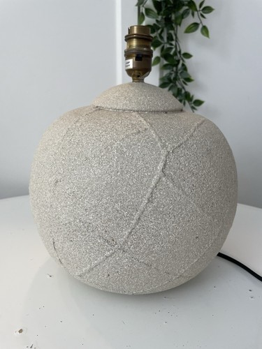 Vintage stone style globe lamp - style,