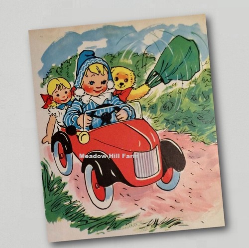 Fridge magnet andy pandy retro - fridge,