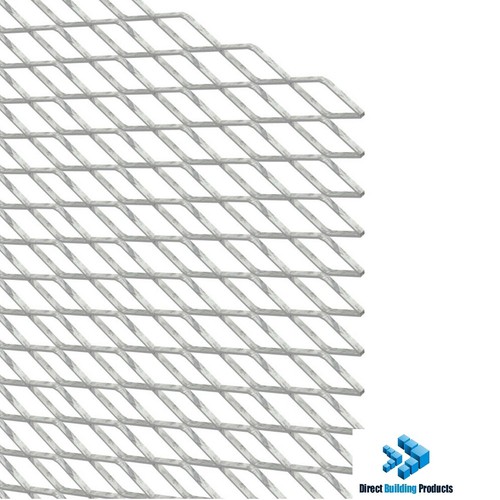 Galvanised expanded metal - x,