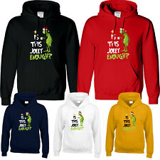 Is this Jolly Enough Hoodie Grinch Christmas Jolly Xmas Funny Santa Gift Hoody