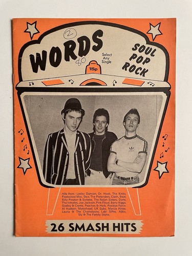 Words song book - book, magazine