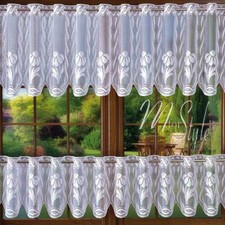 White Kitchen Cafe Net Curtain