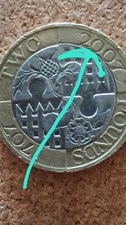 RARE COIN ERROR , 2007 , £2