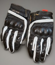 Five Sport City Women’s Motorcycle Gloves Goat Skin Leather Size L Short Cuff
