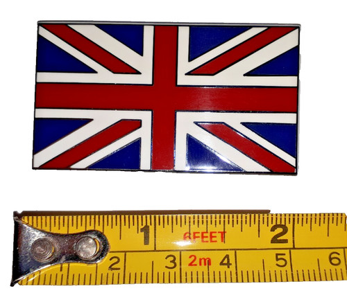 Enamel union jack - enamel, badge