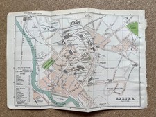 Antique street plan city map