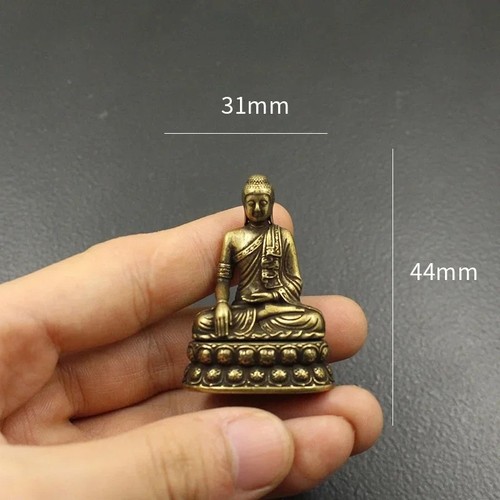 Mini brass buddha - mini, statue