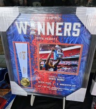 DANIEL MUNOZ SIGNED CRYSTAL PALACE FA CUP WINNERS MEDAL FRAME COA GUARANTEE