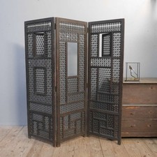 Antique Vintage Moorish Ottoman Mashrabiya Room Screen Indian Divider Kashmiri