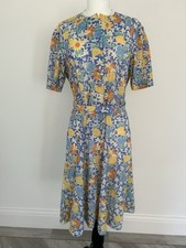 Richard Stump Women's Floral Shirt Dress, Multicoloured, Size 12. MR