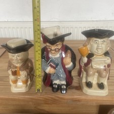 x3 Toby Jugs - Wood & Sons