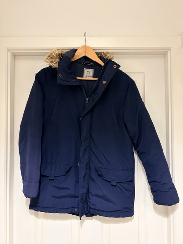 Next navy blue faux - blue,