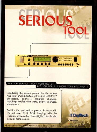 Digitech 2112 studio guitar - digitech,