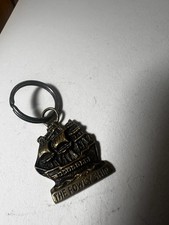 Vintage Brass Keychain – The Fowey Ship Souvenir Nautical Key Ring