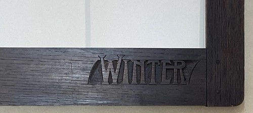Arts and crafts oak mirror - crafts,