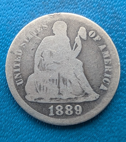 1889 usa seated liberty - 1889,