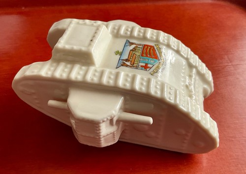 Crested china ww1 tank - china,