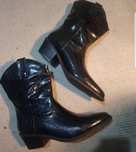 Black womam boots - black,
