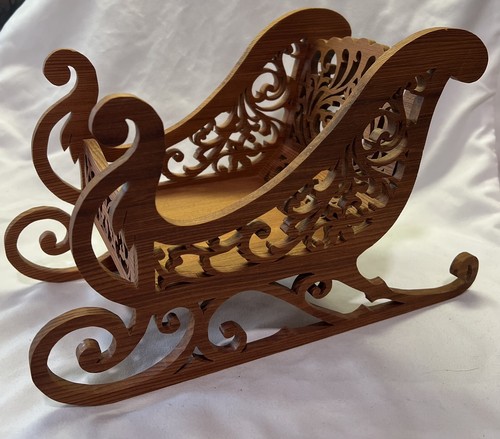 Christmas sleigh wooden - sleigh,