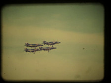 16mm Film Blue Angels Jet Show