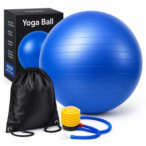 Exercise ball with - with, pump