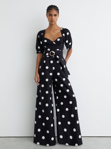 Reiss womens navy ivory - womens,