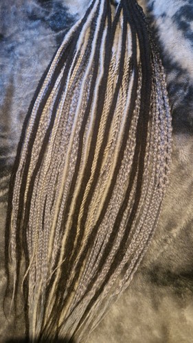 Single ended dreads black - single,