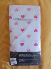 NEW Primark Pink Heart Single