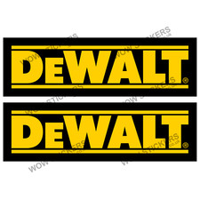 Dewalt sticker x2 210 x 65mm