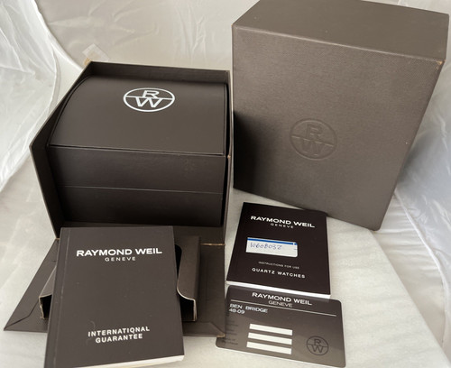 Raymond weil empty watch box - empty,