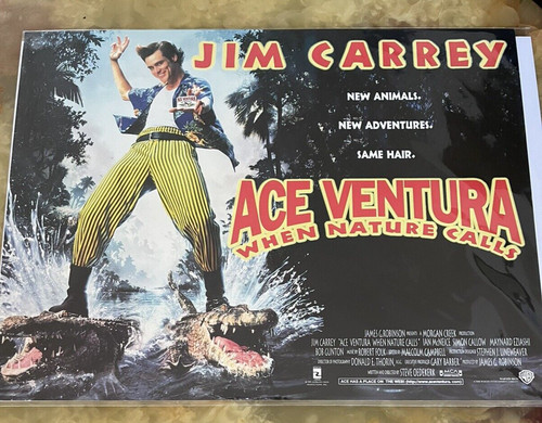 Ace ventura poster original - ventura,