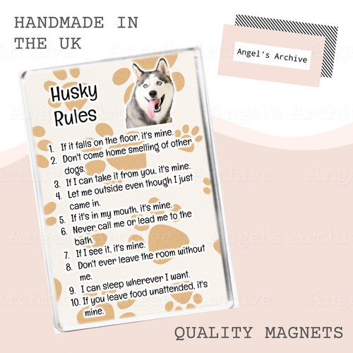 Husky rules funny dog - husky, ✳