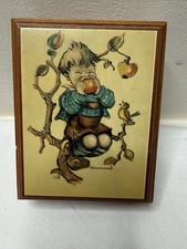 Vintage Swiss Music Box Wooden
