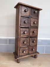 Vintage Wood Spice Apothecary