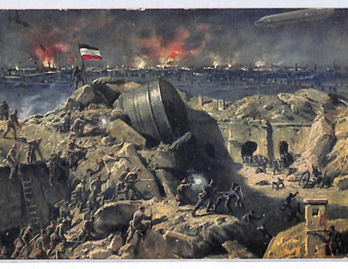 Zeppelin ww1 propaganda battle - zeppelin,