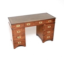 Antique Yew Wood Military