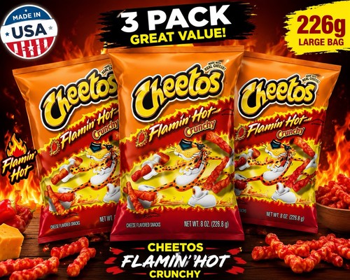 Cheetos flaming hot - flaming,