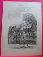 PICTURESQUE EUROPE WOODCUT
