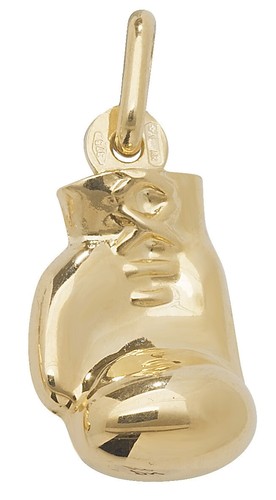 9ct gold 22mm boxing - 9ct, glove