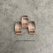 Michael Kors MK-6203 Womens Watch Original Link & Pin Pink Transparent MK6203