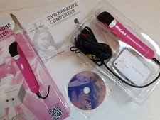 Easy EKS-719 Karaoke DVD KARAOKE Converter SINGER Microphone 30 TRACK DEMO VGC