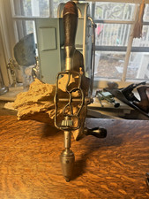 Vtg Millers Falls No. 2 Egg Beater Hand Drill Early Perpendicular Frame  1880