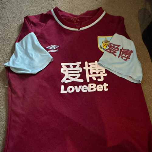 Umbro burnley home shirt - home,
