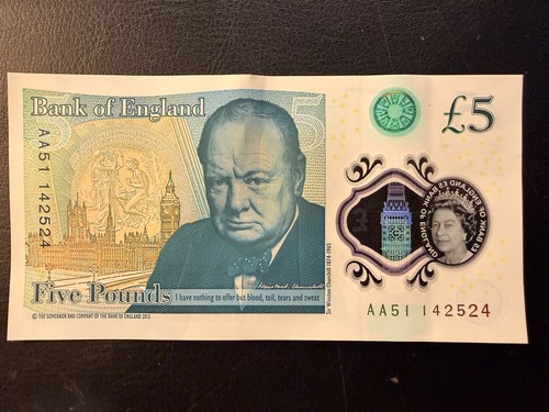 Aa51 note bank - 💷, £5