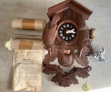 Vintage Emil Schmeckenbecher Cuckoo Clock Black Forest West Germany 8 Day NEW