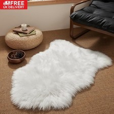 Large Faux Fur Sheepskin Rug