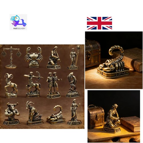 Brass zodiac signs - zodiac,
